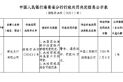 新生支付被罚66万元：未落实收单银行结算账户管理制度规定等