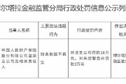人保财险温泉支公司被罚18万元：财务数据不真实