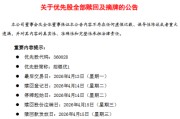 招商银行：拟于4月15日赎回“招银优1”合计2.75亿股