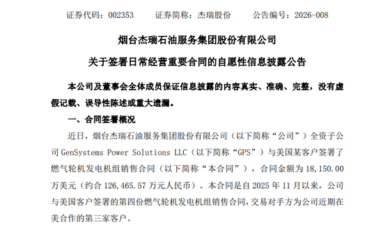 超12亿元!002353,又拿下美国客户大合同!