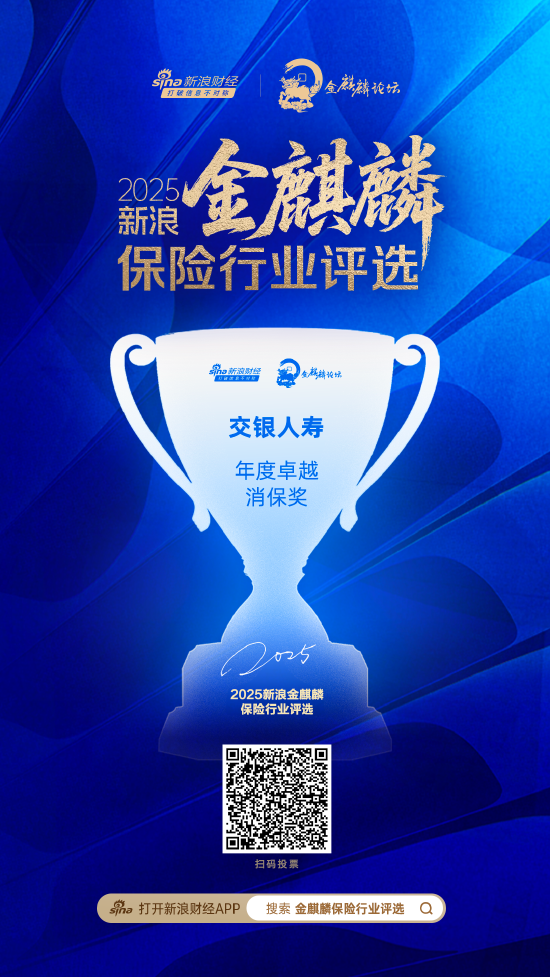 交银人寿获评“年度卓越消保奖”