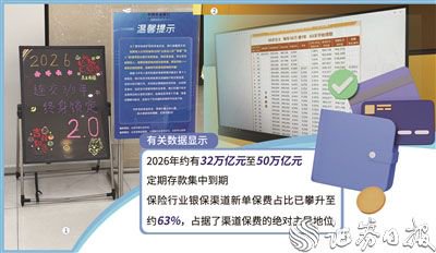 超30万亿元定期存款年内到期 保险重回银行代销“C位”