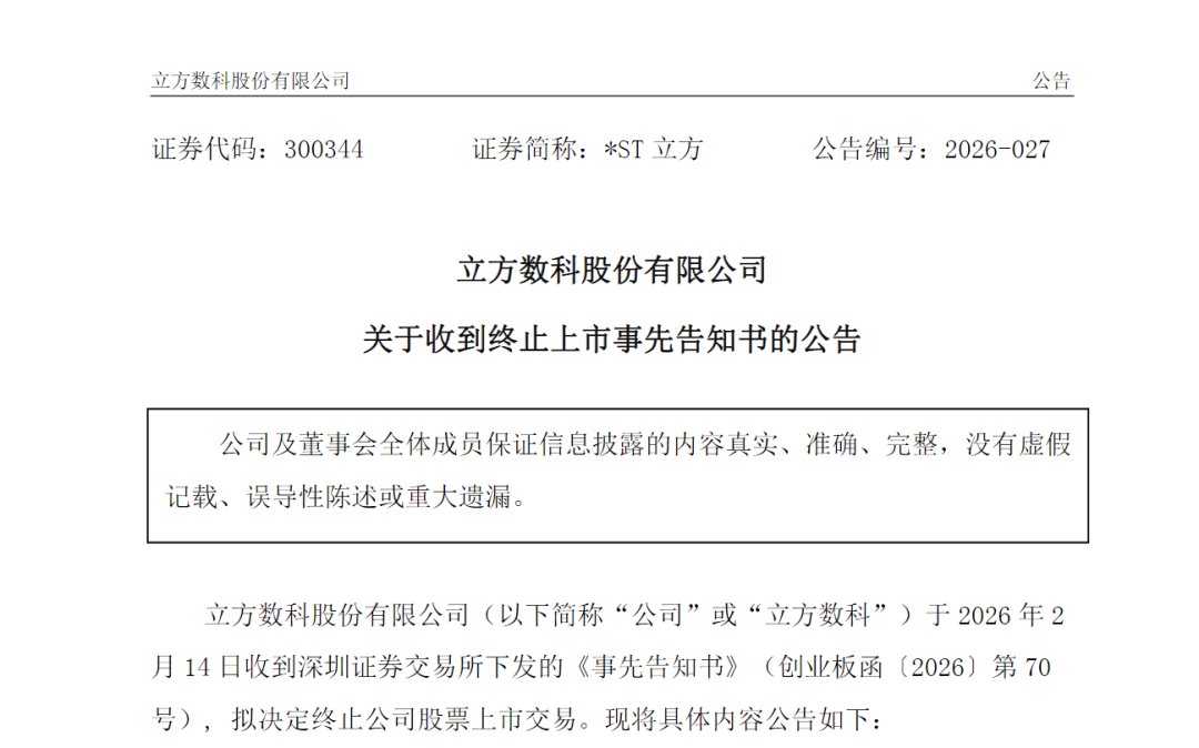 300344财务造假,拟终止上市