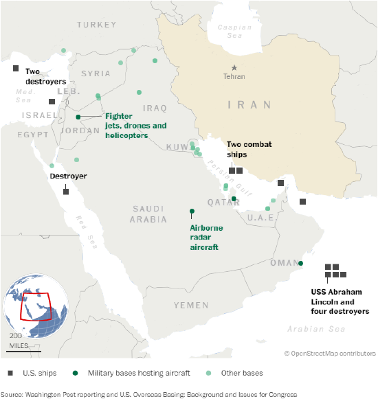 美军打击力量成型，特朗普似已准备对伊朗动武