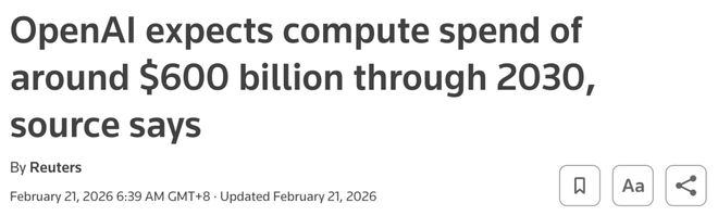 1100亿美元史诗级融资!OpenAI估值狂飙7300亿,对赌AGI就在今年