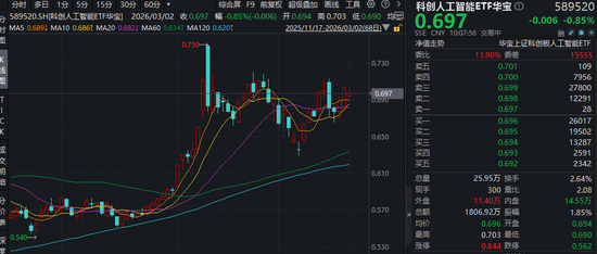 地缘情绪扰动，或为逢跌布局AI良机？科创人工智能ETF随市回调，机构：国产AI链或仍是主线！