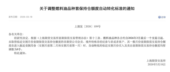 中东冲突扰动能源供应，交易所出手防范交割风险