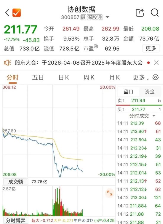 小作文引发股价闪崩，协创数据（300857）火速回应
