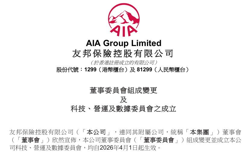 友邦保险2025年财报瑕不掩瑜,总裁李源祥薪酬待遇涨至1477.11万美元