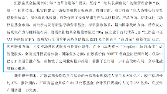 非货规模大增37%、净利反跌8.14%！汇添富2025年营收56.58亿元，净利14.21亿元