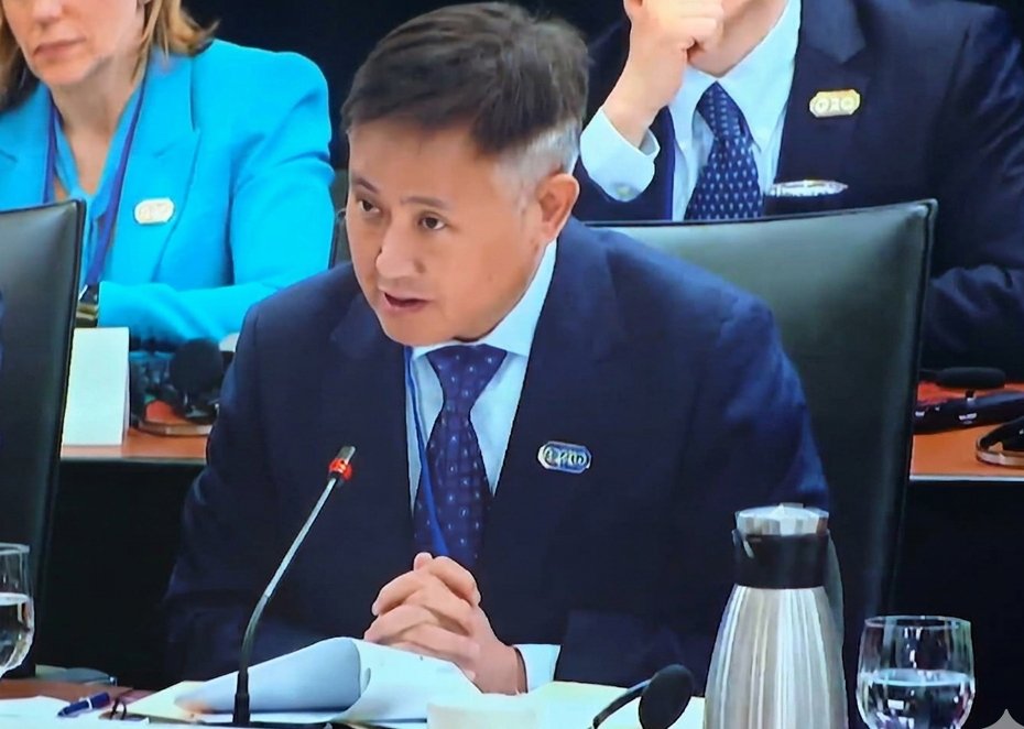 中国人民银行行长潘功胜出席二十国集团财长和央行行长会议