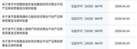 四只获批，商业不动产REITs要来了！