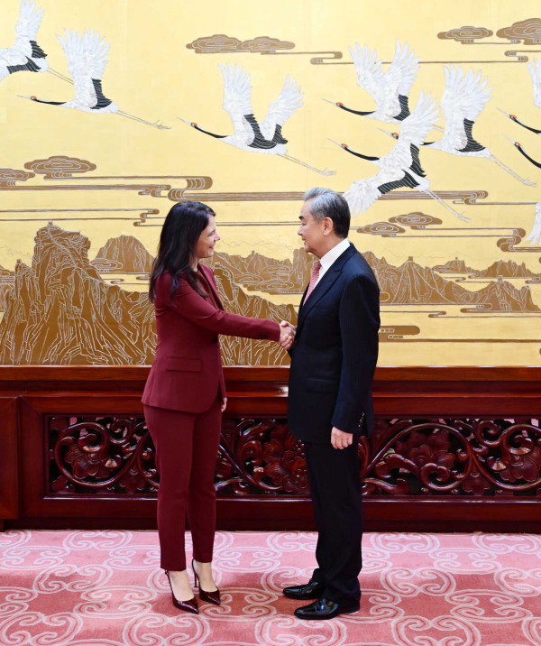 王毅会见第80届联合国大会主席贝尔伯克