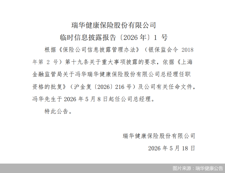 身处困局的瑞华健康,迎来大厂背景总经理